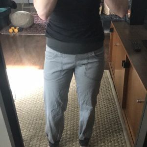 Grey Black Diamond Climbing Pants